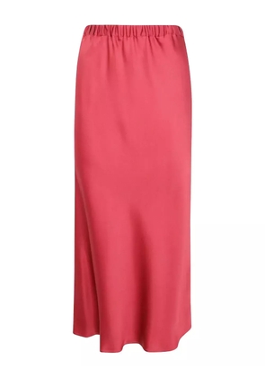 Antonelli satin midi skirt - Red