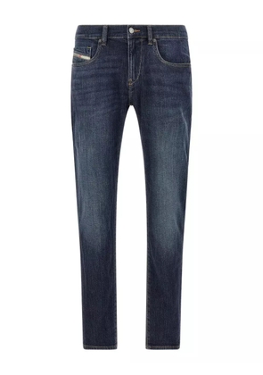 Diesel D-Strukt used-detail jeans - Blue