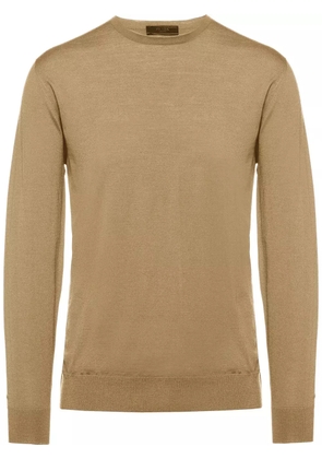 Prada round-neck wool jumper - Brown