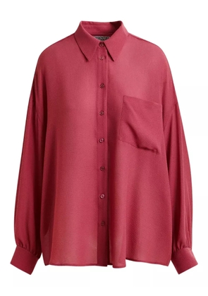 Essentiel Antwerp Ifire ruffled pocket shirt - Pink
