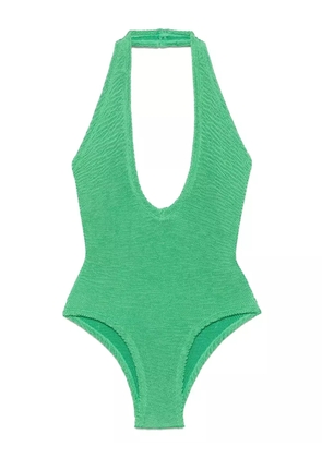 PARAMIDONNA V-neck swimsuit - Green