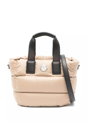 Moncler mini Caradoc tote bag - Neutrals