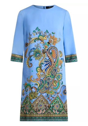 ETRO Floral Paisley print dress - Blue