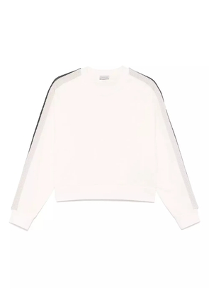 Moncler knitted-trim sweatshirt - Neutrals
