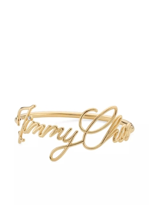 Jimmy Choo Logo Script bracelet - Gold