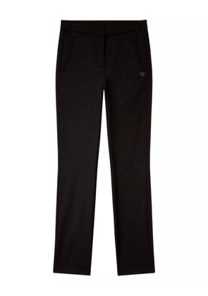 Diesel side-detail straight trousers - Black