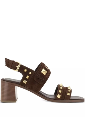 Valentino Garavani 60mm stud-detail sandals - Brown
