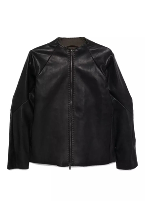 Devoa Suprem leather jacket - Black