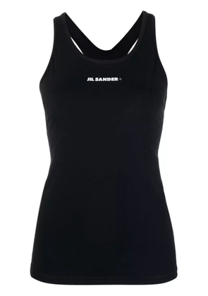 Jil Sander logo-print tank top - Black