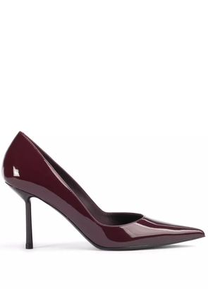 Le Silla Bella 80mm leather pumps - Red