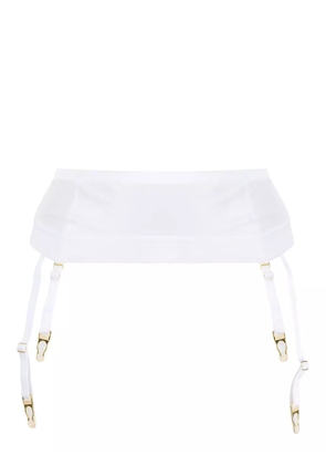 Maison Close Corps à Corps Garter belt - White