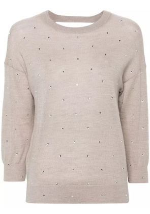 Zadig&Voltaire Kansy knittted wool jumper - Neutrals