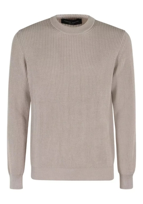 Roberto Collina ribbed crew-neck sweater - Neutrals