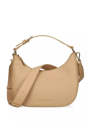 Love Moschino Giant Logo shoulder bag - Neutrals