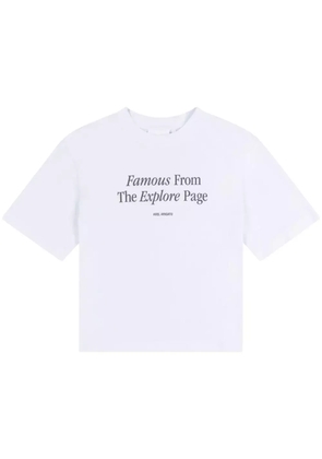 Axel Arigato Famous printed T-shirt - White