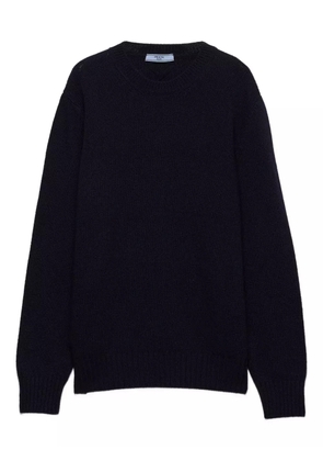 Prada ribbed crew-neck sweater - Blue
