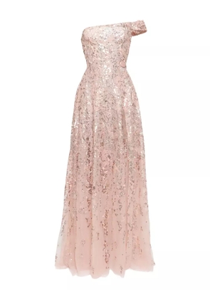 Saiid Kobeisy embroidered maxi dress - Pink
