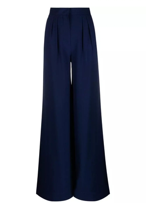 Alberta Ferretti high-waisted wide-leg trousers - Blue