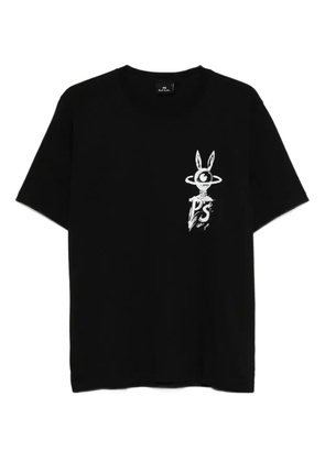 PS Paul Smith rabbit-print organic cotton T-shirt - Black