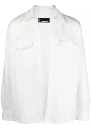STYLAND x notRainProof cotton shirt jacket - White