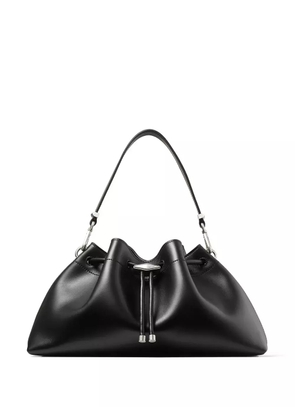 Jimmy Choo medium Cinch leather bucket bag - Black