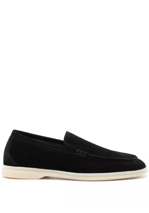 Scarosso Ludovica suede loafers - Black