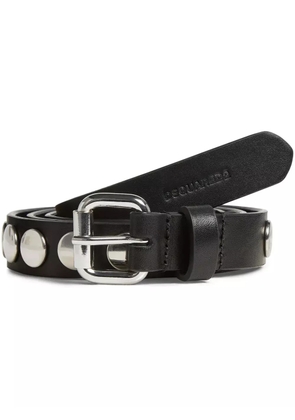 DSQUARED2 stud-embellished leather belt - Black