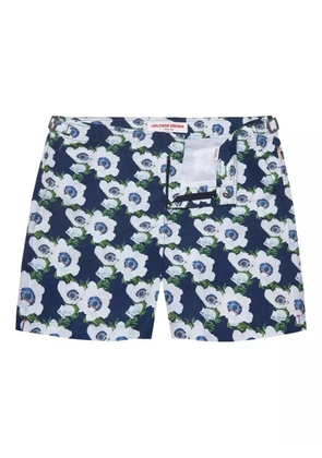 Orlebar Brown Bulldog floral-print swim shorts - Blue
