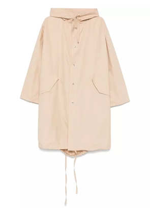 Jil Sander logo-print coat - Neutrals