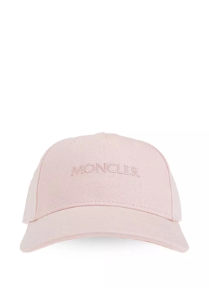 Moncler logo-embroidered cap - Pink