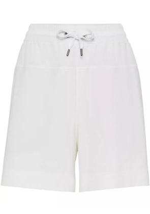 Brunello Cucinelli panelled track shorts - White