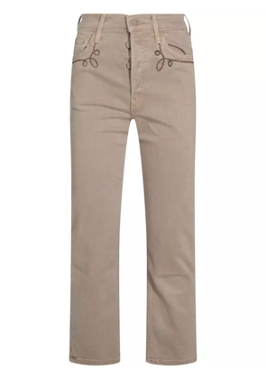 MOTHER straight-leg jeans - Neutrals