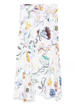 Dorothee Schumacher printed maxi skirt - White