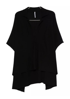 Liviana Conti Mila layered polo-neck sweater - Black