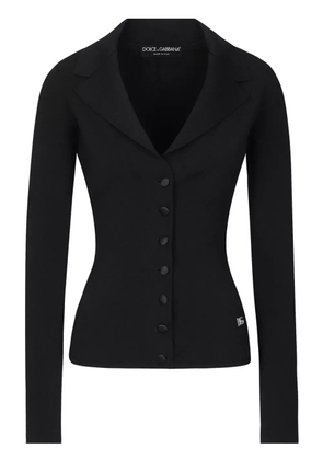 Dolce & Gabbana DG logo button-up jacket - Black