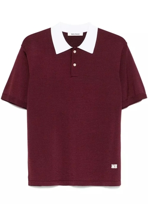 Wales Bonner Sun polo shirt - Red