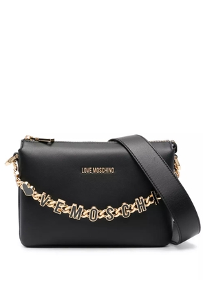 Love Moschino logo-lettering tote bag - Black