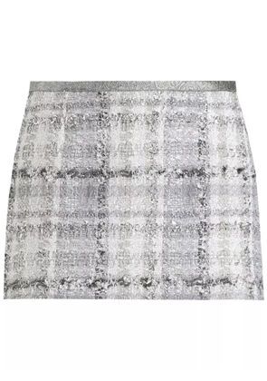 Dolce & Gabbana tweed mini skirt - Grey