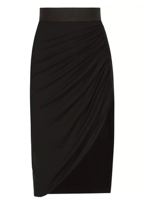Dolce & Gabbana draped asymmetric miniskirt - Black