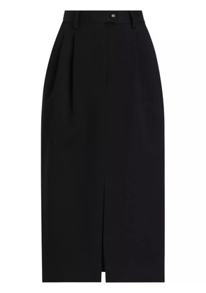 Dolce & Gabbana pleat-detail midi skirt - Black