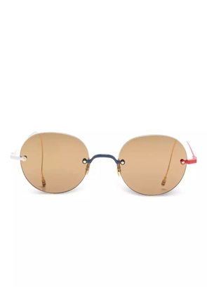 Thom Browne Eyewear rimless sunglasses - Blue