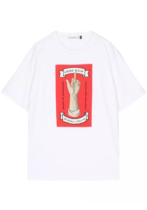 Undercover graphic-print cotton T-shirt - White