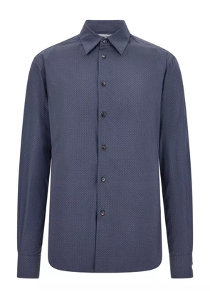 Ferragamo micro-patterned shirt - Grey