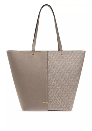 Michael Michael Kors logo-print canvas tote bag - Brown