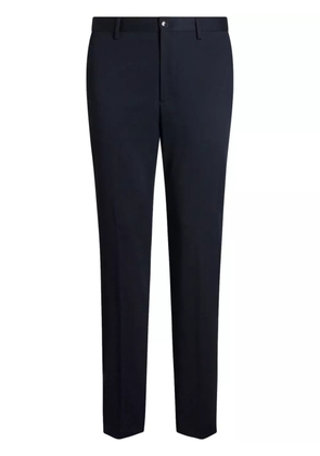 ETRO mid-rise slim-cut trousers - Blue