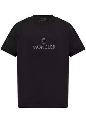 Moncler logo cotton T-shirt - Black