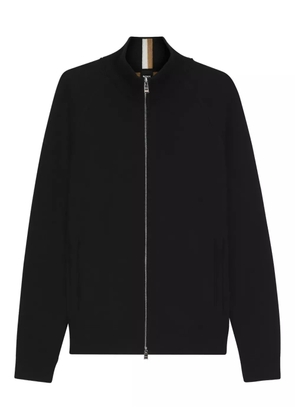 BOSS zip-up cardigan - Black