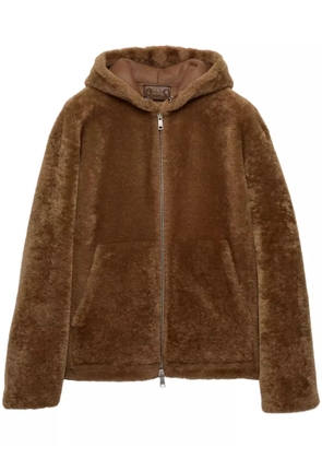 Prada shearling jacket - Brown