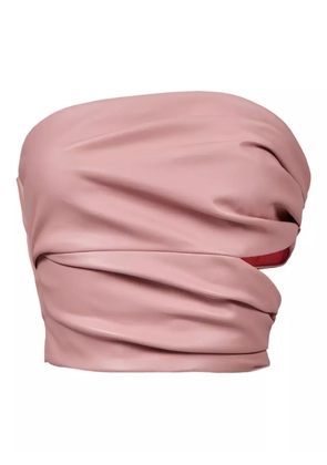 Lika draped cut-out top - Pink