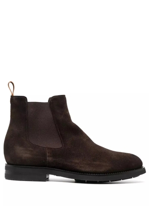 Santoni suede Chelsea boots - Brown